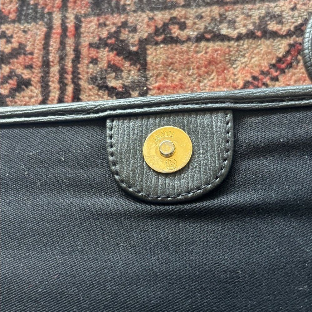 🎀Vintage🎀 1980s Vegan Leather Multicolor Patchwork Shoulder Bag - Picture 5 of 10